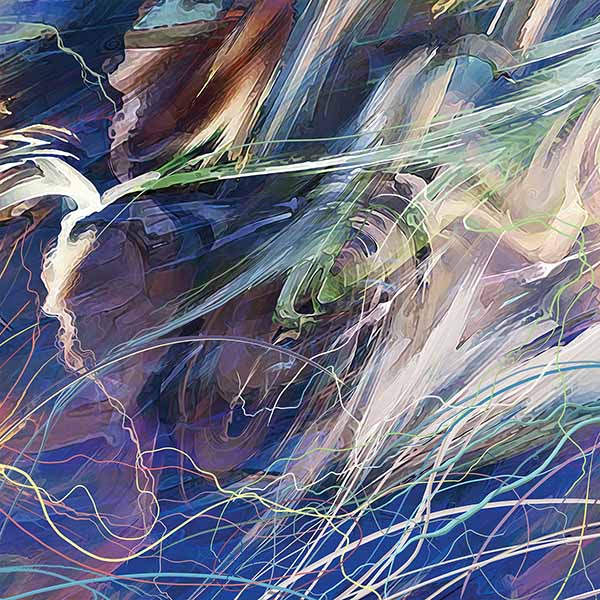 Supernova 211: Abstract Mindfulness Art for Space Travelers