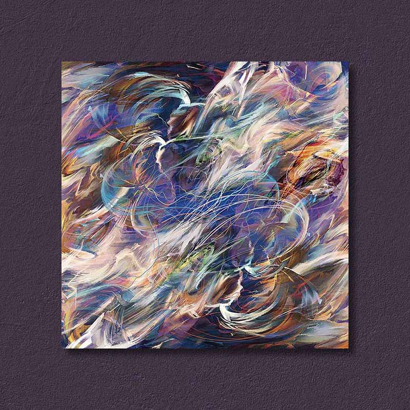 Supernova 211: Abstract Mindfulness Art for Space Travelers (canvas)