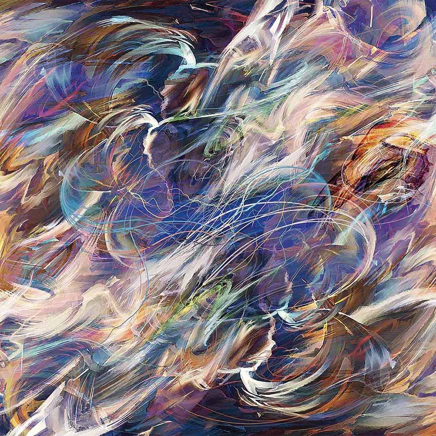 Supernova 211: Abstract Mindfulness Art for Space Travelers
