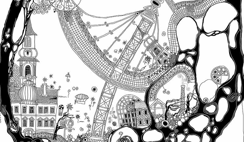 Tiny World - Budapest - Fekete-fehér