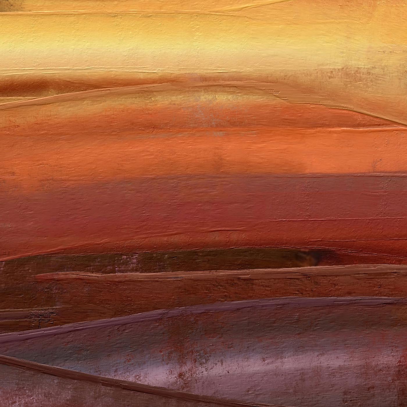 Sunset on Venus - Abstract Art Print (paper)