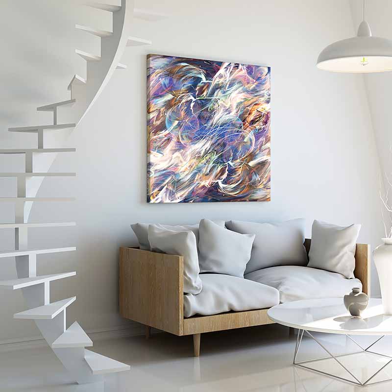 Supernova 211: Abstract Mindfulness Art for Space Travelers (canvas)